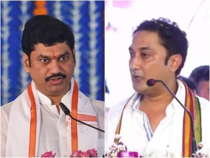 MLA Sandeep Kshirsagar criticized Dhananjay Munde in NCP Sharad Pawar Sabha | कुणीही इकडं तिकडे गेले तरी..; आमदार संदीप क्षीरसागर धनंजय मुंडेंवर जोरदार बरसले