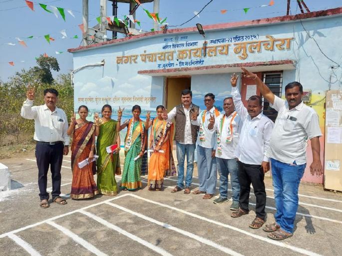 Shiv Sena and NCP wins Mulchera Nagar Panchayat president election | मुलचेरा नगरपंचायतीवर शिवसेना व राष्ट्रवादी काँग्रेसचे वर्चस्व Shiv Sena and NCP wins Mulchera Nagar Panchayat president election | मुलचेरा नगरपंचायतीवर शिवसेना व राष्ट्रवादी काँग्रेसचे वर्चस्व