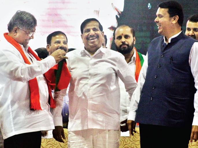 Meghalati, not the BJP's megharti; Chief Minister's torch | भाजपची मेगाभरती नव्हे, विरोधकांची मेगागळती; मुख्यमंत्र्यांचा टोला Meghalati, not the BJP's megharti; Chief Minister's torch | भाजपची मेगाभरती नव्हे, विरोधकांची मेगागळती; मुख्यमंत्र्यांचा टोला