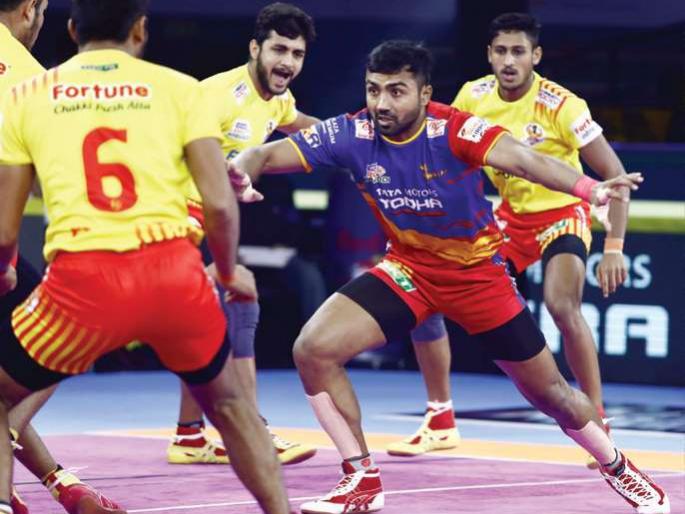 Pro Kabaddi; Gujarat team's second consecutive win | प्रो कबड्डी; गुजरात संघाचा सलग दुसरा विजय Pro Kabaddi; Gujarat team's second consecutive win | प्रो कबड्डी; गुजरात संघाचा सलग दुसरा विजय