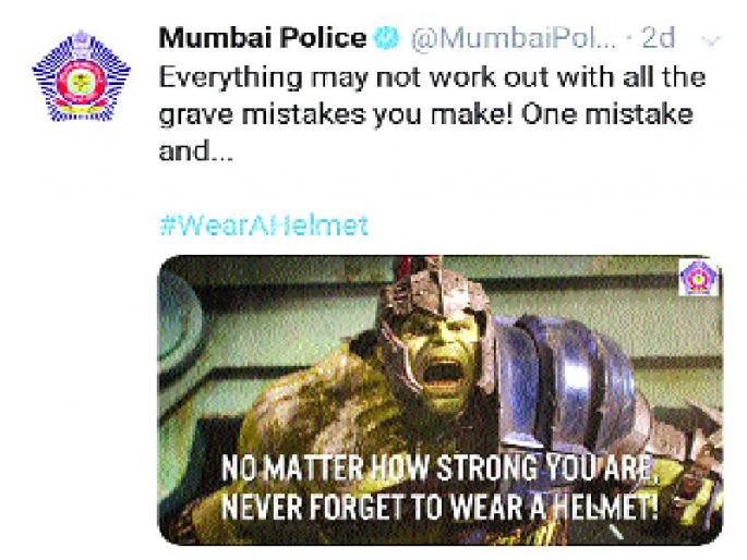 Railway's 'Bahubali' for public awareness; Mumbai Police's 'Hulk' | जनजागृतीसाठी रेल्वेचे ‘बाहुबली’ला; तर मुंबई पोलिसांचे ‘हल्क’ला साकडे! Railway's 'Bahubali' for public awareness; Mumbai Police's 'Hulk' | जनजागृतीसाठी रेल्वेचे ‘बाहुबली’ला; तर मुंबई पोलिसांचे ‘हल्क’ला साकडे!