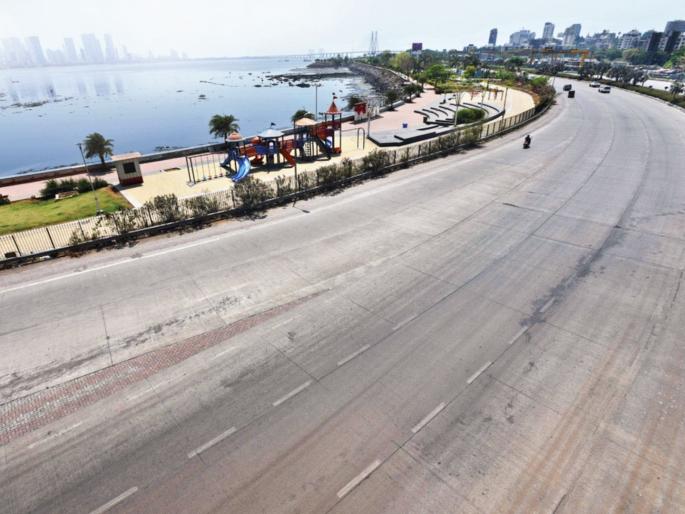 CoronaVirus Lockdown News: Mumbai slowed down; Response to strict restrictions in sparse places | CoronaVirus Lockdown News: शुकशुकाट! मुंबईचा वेग कमी झाला; कठोर निर्बंधांना तुरळक ठिकाणी प्रतिसाद CoronaVirus Lockdown News: Mumbai slowed down; Response to strict restrictions in sparse places | CoronaVirus Lockdown News: शुकशुकाट! मुंबईचा वेग कमी झाला; कठोर निर्बंधांना तुरळक ठिकाणी प्रतिसाद