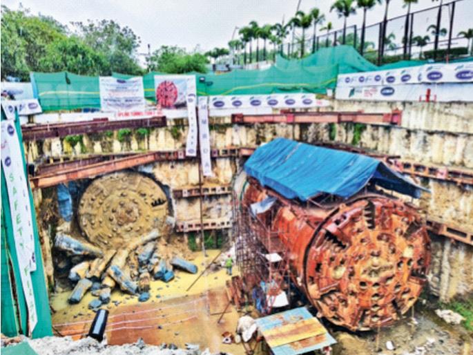 Andheri-Airport Metro tunnelling finally complete; Work on 1.65 km upline of Metro 7A underway | अंधेरी-विमानतळ मेट्रोचे भुयारीकरण अखेर पूर्ण; मेट्रो ७ अच्या १.६५ किमी अपलाइनचे काम मार्गी Andheri-Airport Metro tunnelling finally complete; Work on 1.65 km upline of Metro 7A underway | अंधेरी-विमानतळ मेट्रोचे भुयारीकरण अखेर पूर्ण; मेट्रो ७ अच्या १.६५ किमी अपलाइनचे काम मार्गी