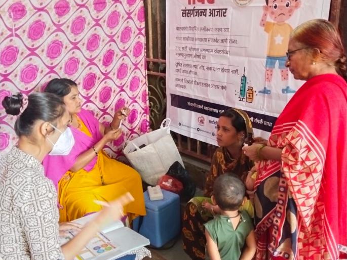 measles outbreak health system ready in mumbai dharavi | गोवरचा उद्रेक: मुंबईतील धारावीमध्ये आरोग्य यंत्रणा सज्ज! measles outbreak health system ready in mumbai dharavi | गोवरचा उद्रेक: मुंबईतील धारावीमध्ये आरोग्य यंत्रणा सज्ज!