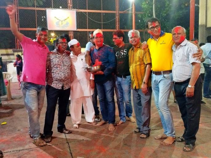 rang panchami celebration in housing societies | गृहनिर्माण सोसायट्यांमध्ये रंगपंचमीचा जल्लोष rang panchami celebration in housing societies | गृहनिर्माण सोसायट्यांमध्ये रंगपंचमीचा जल्लोष