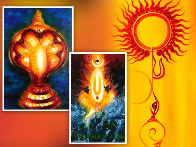 Exhibition of Durgasaptashati paintings by Udayraj Gadnis | १८० दिवसांत १८० कलाकृती! उदयराज गडनीस यांचे 'दुर्गासप्तशती' चित्रांचे प्रदर्शन Exhibition of Durgasaptashati paintings by Udayraj Gadnis | १८० दिवसांत १८० कलाकृती! उदयराज गडनीस यांचे 'दुर्गासप्तशती' चित्रांचे प्रदर्शन