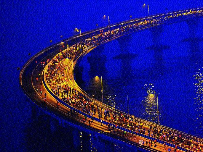 Mumbai runs for exercise | व्यायामासाठी धावली मुंबई Mumbai runs for exercise | व्यायामासाठी धावली मुंबई