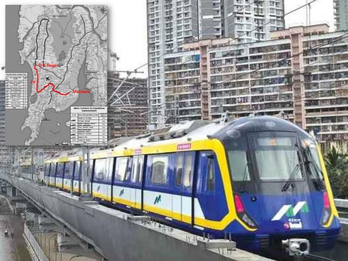 Mumbai Metro 2B: Metro rail trial on Mankhurd-Chembur route, where will the metro be connected? | Mumbai Metro 2B: मानखुर्द-चेंबूर मार्गावर मेट्रो रेल्वेची चाचणी, मेट्रो कुठे जोडली जाणार? Mumbai Metro 2B: Metro rail trial on Mankhurd-Chembur route, where will the metro be connected? | Mumbai Metro 2B: मानखुर्द-चेंबूर मार्गावर मेट्रो रेल्वेची चाचणी, मेट्रो कुठे जोडली जाणार?
