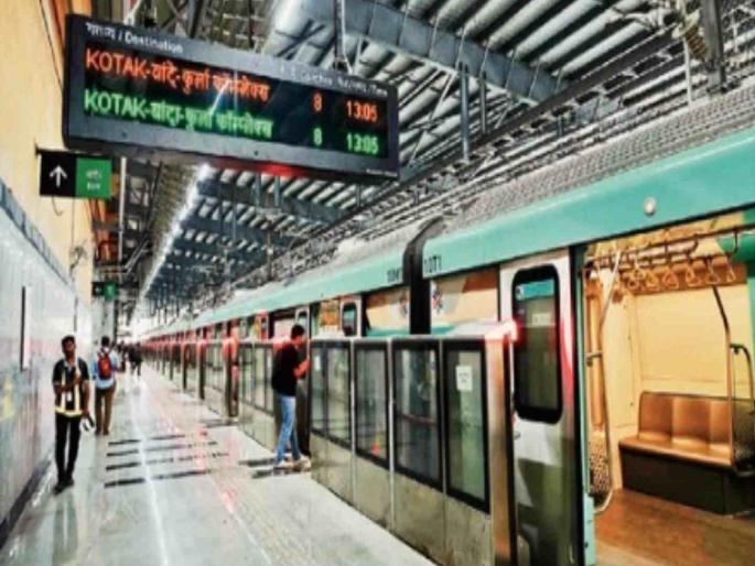 first phase of the Colaba to Seepz Metro 3 route will be opened for traffic during Navratri the first week of October | नवरात्रात मेट्रो-३ची ‘रूट’स्थापना; पंतप्रधान करणार उद्घाटन, आरे ते बीकेसी ५० रुपयांत first phase of the Colaba to Seepz Metro 3 route will be opened for traffic during Navratri the first week of October | नवरात्रात मेट्रो-३ची ‘रूट’स्थापना; पंतप्रधान करणार उद्घाटन, आरे ते बीकेसी ५० रुपयांत