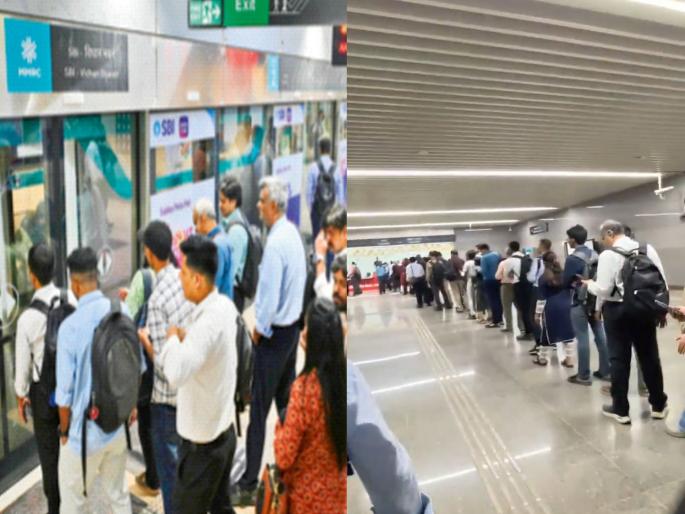 Mumbaikars are happy... an hour-long journey is now just 15 minutes away | मुंबईकर खूश... तासाभराचा प्रवास अवघ्या १५ मिनिटांवर; विधानभवन मेट्रो स्थानकाचे प्रवेशद्वार बंद करण्याची वेळ Mumbaikars are happy... an hour-long journey is now just 15 minutes away | मुंबईकर खूश... तासाभराचा प्रवास अवघ्या १५ मिनिटांवर; विधानभवन मेट्रो स्थानकाचे प्रवेशद्वार बंद करण्याची वेळ