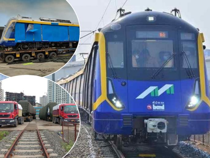 Mumbai in minutes Metro rake came in kandivali charkop The journey is likely to be pleasant soon | मुंबई इन मिनिट्स : मेट्रो रेक दाखल; लवकरच प्रवास सुखकर होण्याची शक्यता Mumbai in minutes Metro rake came in kandivali charkop The journey is likely to be pleasant soon | मुंबई इन मिनिट्स : मेट्रो रेक दाखल; लवकरच प्रवास सुखकर होण्याची शक्यता