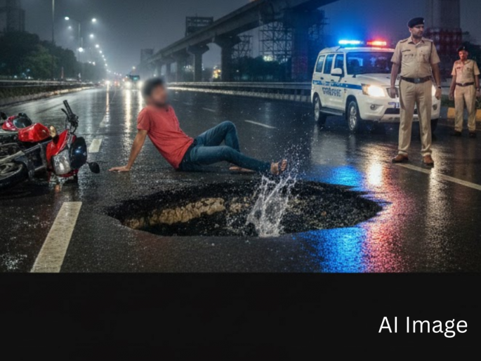 Mumbai: A young man died after his bike hit a pothole, but the police registered a case against the deceased! | Mumbai: खड्ड्यात दुचाकी आदळून तरुणाचा मृत्यू, पण पोलिसांनी मृतावरच नोंदवला गुन्हा! Mumbai: A young man died after his bike hit a pothole, but the police registered a case against the deceased! | Mumbai: खड्ड्यात दुचाकी आदळून तरुणाचा मृत्यू, पण पोलिसांनी मृतावरच नोंदवला गुन्हा!