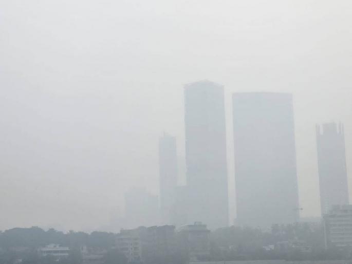 to breathe or not; Mumbai lost in pollution! | श्वास घ्यायचा की नाही?; मुंबई प्रदूषणात हरवली! आरोग्याचा त्रास वाढण्याची शक्यता to breathe or not; Mumbai lost in pollution! | श्वास घ्यायचा की नाही?; मुंबई प्रदूषणात हरवली! आरोग्याचा त्रास वाढण्याची शक्यता