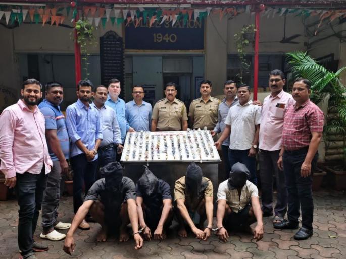 Mumbai: Andheri Police arrested four serial offenders for major robbery at mobile and branded watch shop | Mumbai Robbery: मोबाईल आणि ब्रँडेड घड्याळांच्या दुकानात दरोडा; चार सराईत गुन्हेगारांना अटक!