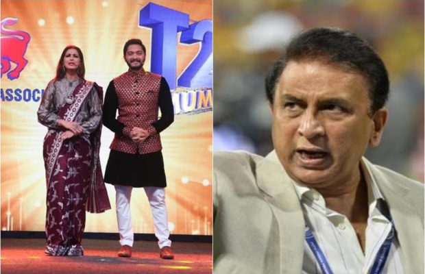 Insult to Gavaskar on the Mumbai T20 League platform | मुंबई ट्वेन्टी-20 लीगच्या व्यासपीठावर गावस्करांचा अपमान, सोनाली बेंद्रेने मागितली माफी