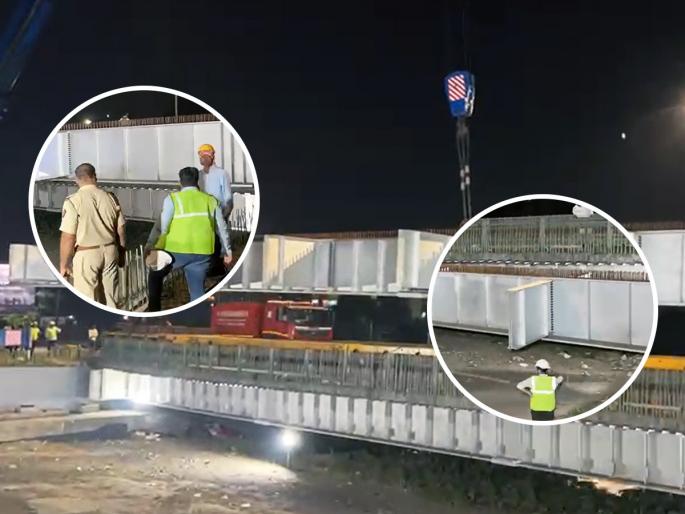 The girder launch work at Kopri on Eastern Expressway has been completed | पूर्व द्रुतगती महामार्गावरील कोपरी येथील गर्डर लाँचचे काम झाले पूर्ण The girder launch work at Kopri on Eastern Expressway has been completed | पूर्व द्रुतगती महामार्गावरील कोपरी येथील गर्डर लाँचचे काम झाले पूर्ण