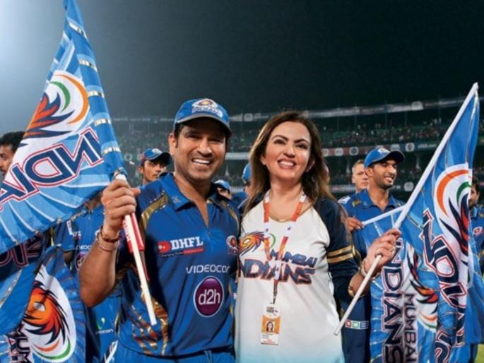 Initially the name of the Mumbai team was supposed to be "Mumbai Razors" before Sachin Tendulkar suggested to keep it Mumbai Indians | Story of Mumbai Indians Name : ...तर मुंबई इंडियन्स आज वेगळ्याच नावानं ओळखली गेली असती, काय होतं ते नाव अन् सचिन तेंडुलकरनं दिला कोणता सल्ला?