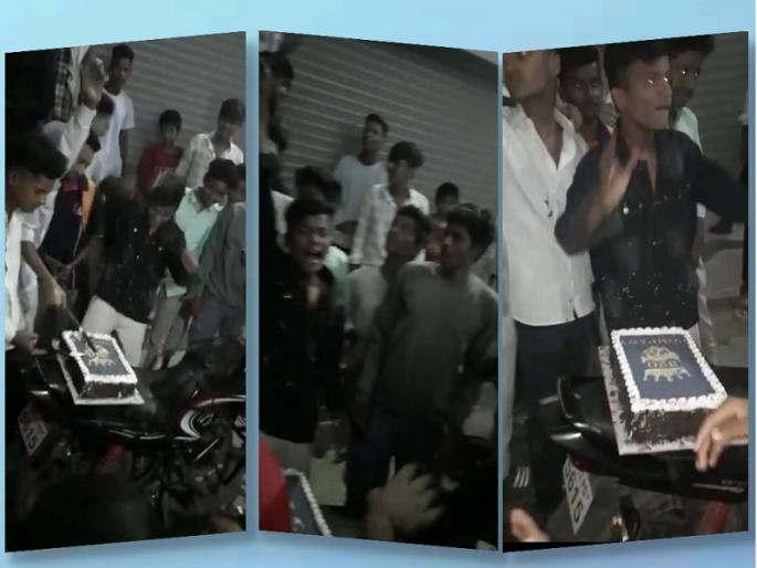 birthday cake cutters by sword in mundhva arrested in pune | VIDEO | पुण्यात वाढदिवसाचा केक कोयत्याने कापणाऱ्यांना अटक birthday cake cutters by sword in mundhva arrested in pune | VIDEO | पुण्यात वाढदिवसाचा केक कोयत्याने कापणाऱ्यांना अटक
