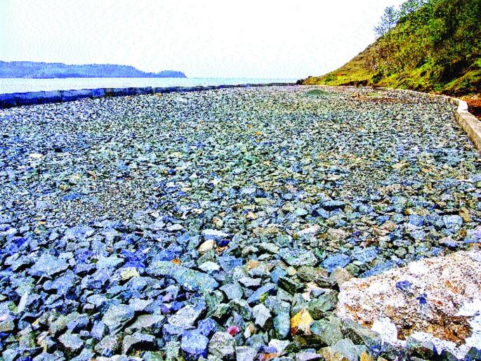 The parking lot at the Khora port in Murud has stopped | मुरुडमधील खोरा बंदर येथील वाहनतळाचे काम रखडले
