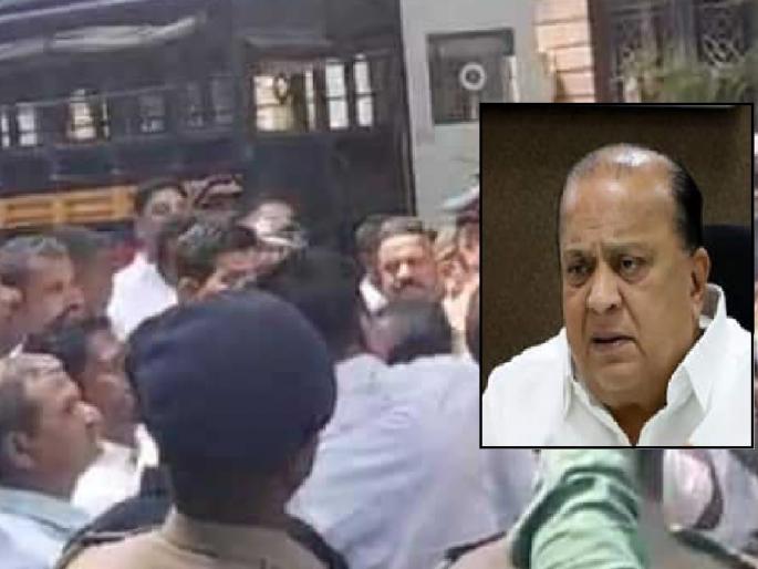 Farmers in Kagal direct to ED office in support of MLA Hasan Mushrif | आमदार हसन मुश्रीफांच्या समर्थनार्थ कागलमधील शेतकरी थेट ईडी कार्यालयात; पोलिसांनी घेतलं ताब्यात, अन्.. Farmers in Kagal direct to ED office in support of MLA Hasan Mushrif | आमदार हसन मुश्रीफांच्या समर्थनार्थ कागलमधील शेतकरी थेट ईडी कार्यालयात; पोलिसांनी घेतलं ताब्यात, अन्..