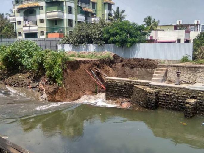 Mutha canal: 'Cable' responsible for the bursting of Mutha canals | Mutha canal : रहिवासी म्हणतात उंदीर घुशी नाही तर 'या' कारणामुळे फुटला मुठा कालवा Mutha canal: 'Cable' responsible for the bursting of Mutha canals | Mutha canal : रहिवासी म्हणतात उंदीर घुशी नाही तर 'या' कारणामुळे फुटला मुठा कालवा