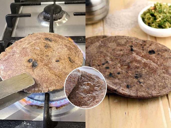 Here's the perfect recipe for making ragi bhakri, easy way to make perfect bhakri, round and soft | नाचणीची भाकरी करताना तुकडे पडतात-वातड होते? ‘ही’ घ्या नाचणीची भाकरी करण्याची परफेक्ट कृती Here's the perfect recipe for making ragi bhakri, easy way to make perfect bhakri, round and soft | नाचणीची भाकरी करताना तुकडे पडतात-वातड होते? ‘ही’ घ्या नाचणीची भाकरी करण्याची परफेक्ट कृती