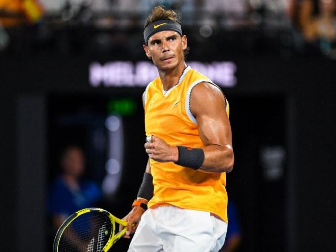 Australian Open: Rafael Nadal enters the final round | ऑस्ट्रेलियन ओपन : नदालचा अंतिम फेरीत धडाक्यात प्रवेश Australian Open: Rafael Nadal enters the final round | ऑस्ट्रेलियन ओपन : नदालचा अंतिम फेरीत धडाक्यात प्रवेश