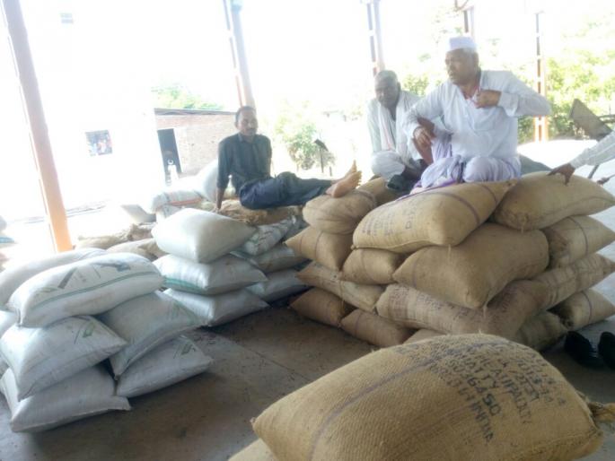 Nafed shopping center at Mangarulpir only for name | मंगरुळपीर येथील नाफेडचे खरेदी केंद्र नावापुरतेच Nafed shopping center at Mangarulpir only for name | मंगरुळपीर येथील नाफेडचे खरेदी केंद्र नावापुरतेच