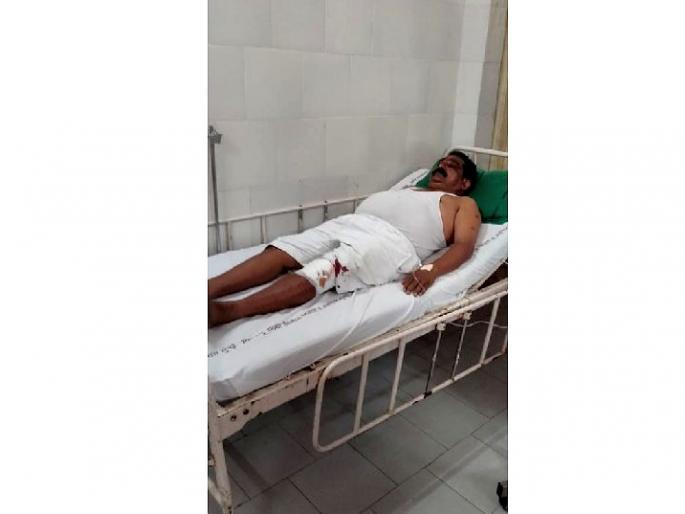 Deadly attack on former Congress city president and Municipal Corporation corporator Nandu Nagarkar | चंद्रपुरात काँग्रेस नेत्यावर प्राणघातक हल्ला; हल्लेखोर पसार