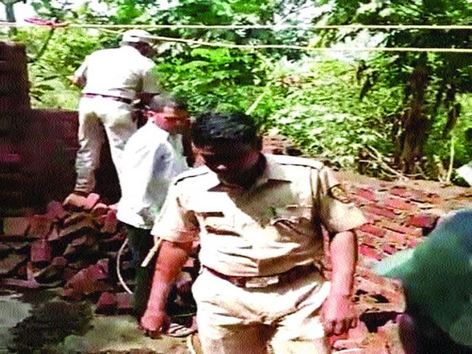 Destroyed increased construction at Fail; Action of forest department | नागोठणे येथे वाढीव बांधकाम उद्ध्वस्त; वनविभागाची कारवाई Destroyed increased construction at Fail; Action of forest department | नागोठणे येथे वाढीव बांधकाम उद्ध्वस्त; वनविभागाची कारवाई