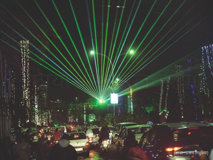 Nagpur City gets new look full of lights textures glowing all over for 'G-20' summit | नववधूला जसा शालू तसा नागपूरला चढला ‘जी-२०’चा साज