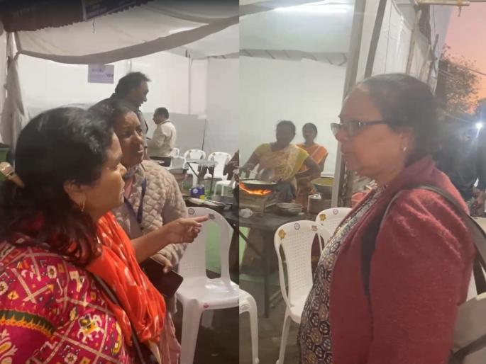 Argument broke out among women from self help groups at the Vidhan Bhavan in Nagpur | विधानभवनात बचत गटाच्या महिलांमध्ये वादावादी; शेजारी स्टॉल सुरु केल्याने पेटला वाद Argument broke out among women from self help groups at the Vidhan Bhavan in Nagpur | विधानभवनात बचत गटाच्या महिलांमध्ये वादावादी; शेजारी स्टॉल सुरु केल्याने पेटला वाद