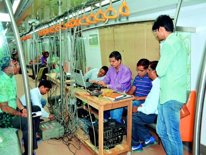 Trying to increase the speed of Nagpur Metro by 90 km | नागपूर मेट्रोची गती ताशी ९० किमीपर्यंत वाढण्यावर प्रयत्न 