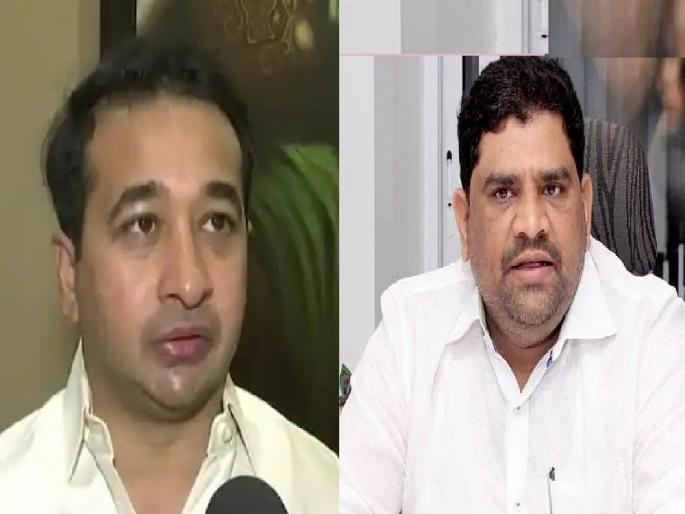 MLA Vaibhav Naik criticizes Nitesh Rane, Alliance of Shiv Sena Thackeray and Vanchit Aghadi in Gram Panchayat Elections in Sindhudurga | नितेश राणेंच्या पायाखालची वाळू सरकल्यानेच मतदारांना धमकी, वैभव नाईकांचे टीकास्त्र