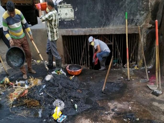 Drain cleaning does not require formality | नाले सफाई औपचारिकता नको Drain cleaning does not require formality | नाले सफाई औपचारिकता नको