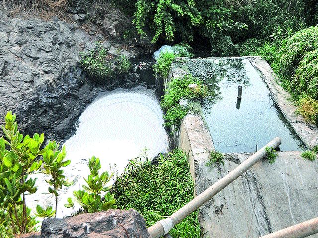 Close the online treatment of the drain | नाल्याची आॅनलाइन ट्रीटमेंट बंद Close the online treatment of the drain | नाल्याची आॅनलाइन ट्रीटमेंट बंद