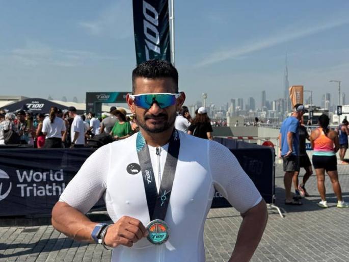 Ironman Hardik Patil's historic 'world record' success of 42 full and 24 half Ironman competitions | आयर्नमॅन हार्दिक पाटील यांचे ४२ पूर्ण आणि २४ अर्ध आयर्नमॅन स्पर्धांचे ऐतिहासिक 'विश्वविक्रमी' यश Ironman Hardik Patil's historic 'world record' success of 42 full and 24 half Ironman competitions | आयर्नमॅन हार्दिक पाटील यांचे ४२ पूर्ण आणि २४ अर्ध आयर्नमॅन स्पर्धांचे ऐतिहासिक 'विश्वविक्रमी' यश