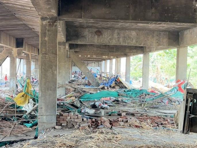 Dhadak Campaign Against Encroachment Before Monsoon; | पावसाळ्यापुर्वी अतिक्रमणविरोधात धडक मोहीम; उड्डाणपुलाखालील झोपड्या हटविल्या Dhadak Campaign Against Encroachment Before Monsoon; | पावसाळ्यापुर्वी अतिक्रमणविरोधात धडक मोहीम; उड्डाणपुलाखालील झोपड्या हटविल्या