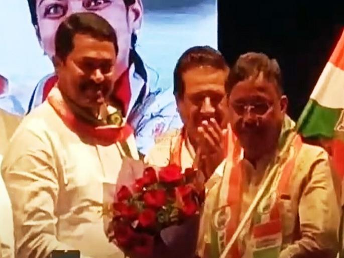 Solapur: Big news; Ashok Nimbargi, former city president of BJP in Salepur, in Congress | Solapur: मोठी बातमी: साेलापुरातील भाजपचे माजी शहराध्यक्ष अशोक निंबर्गी काँग्रेसमध्ये Solapur: Big news; Ashok Nimbargi, former city president of BJP in Salepur, in Congress | Solapur: मोठी बातमी: साेलापुरातील भाजपचे माजी शहराध्यक्ष अशोक निंबर्गी काँग्रेसमध्ये
