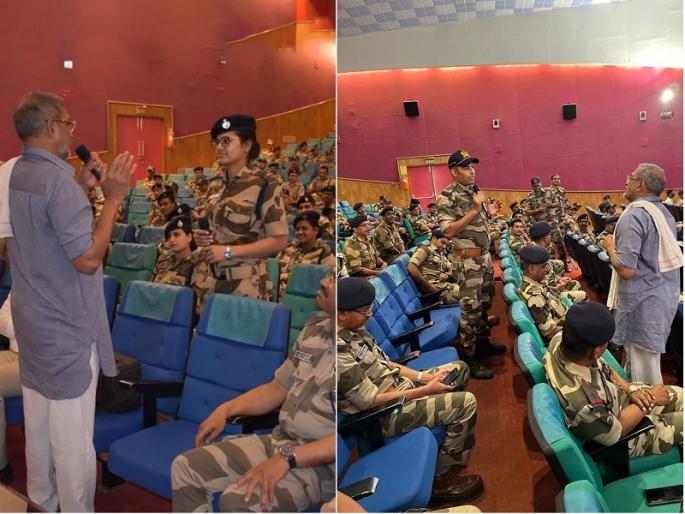 Why did you reject the first role in the film? Nana Patekar told the story in front of the soldiers | चित्रपटातील पहिली भूमिका का नाकारली? नाना पाटेकरांनी जवानांसमोर सांगितला किस्सा Why did you reject the first role in the film? Nana Patekar told the story in front of the soldiers | चित्रपटातील पहिली भूमिका का नाकारली? नाना पाटेकरांनी जवानांसमोर सांगितला किस्सा