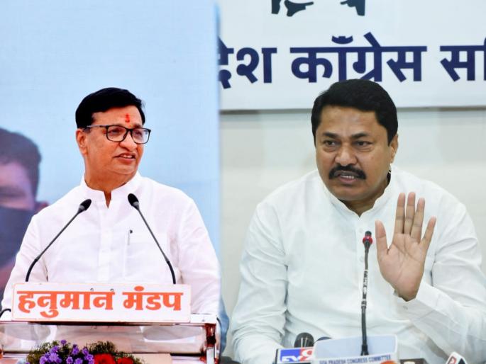 nana patole said congress plans 100 day action programme | काँग्रेसने आखला १०० दिवसांचा कृती कार्यक्रम; नवसंकल्प कार्यशाळेतील घोषणापत्राची अंमलबजावणी nana patole said congress plans 100 day action programme | काँग्रेसने आखला १०० दिवसांचा कृती कार्यक्रम; नवसंकल्प कार्यशाळेतील घोषणापत्राची अंमलबजावणी