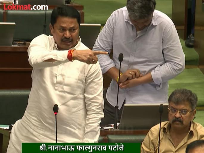 After being suspended by the Assembly Speaker Nana Patole said that he had not made any wrong statement | लोणीकर २०१४ आधी विनाकपड्याचे फिरत होते का?; विधानसभेतून निलंबित केल्यानंतर नाना पटोलेंचा संताप After being suspended by the Assembly Speaker Nana Patole said that he had not made any wrong statement | लोणीकर २०१४ आधी विनाकपड्याचे फिरत होते का?; विधानसभेतून निलंबित केल्यानंतर नाना पटोलेंचा संताप