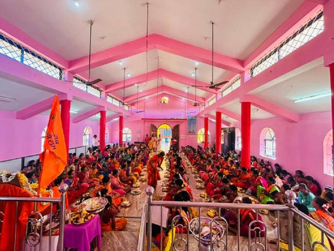 A festival was celebrated in the rural areas to mark the death of the deceased; Mahaaarti, Mahaprasad in every temple | प्राणप्रतिष्ठेनिमित्त ग्रामीण भागात साजरा झाला उत्सव; प्रत्येक मंदिरात महाआरती, महाप्रसाद A festival was celebrated in the rural areas to mark the death of the deceased; Mahaaarti, Mahaprasad in every temple | प्राणप्रतिष्ठेनिमित्त ग्रामीण भागात साजरा झाला उत्सव; प्रत्येक मंदिरात महाआरती, महाप्रसाद