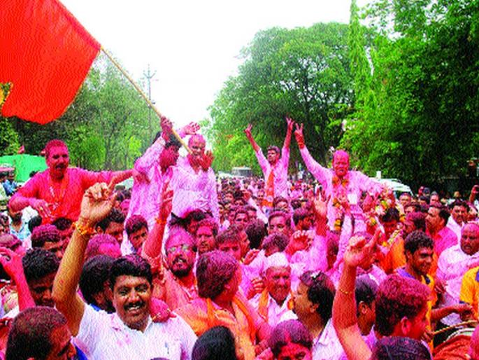 Sena's saffron for the first time in Nashik | नाशकात प्रथमच सेनेचा भगवा!