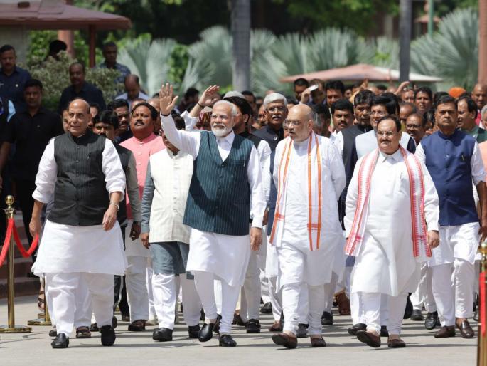 Open the New Parliament Gate to 'Women Power'; PM Modi's appeal to MPs | 'नारी शक्ती' ला नव्या संसद प्रवेशद्वार उघडून द्या; PM मोदींचं खासदारांना आवाहन Open the New Parliament Gate to 'Women Power'; PM Modi's appeal to MPs | 'नारी शक्ती' ला नव्या संसद प्रवेशद्वार उघडून द्या; PM मोदींचं खासदारांना आवाहन