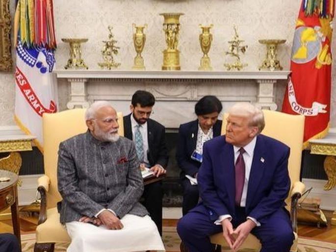 donald trump big blow to india will impose as much tax as possible from april 2 | डोनाल्ड ट्रम्पचा भारताला दणका; २ एप्रिलपासून जेवढ्यास-तेवढा टॅक्स आकारणार donald trump big blow to india will impose as much tax as possible from april 2 | डोनाल्ड ट्रम्पचा भारताला दणका; २ एप्रिलपासून जेवढ्यास-तेवढा टॅक्स आकारणार