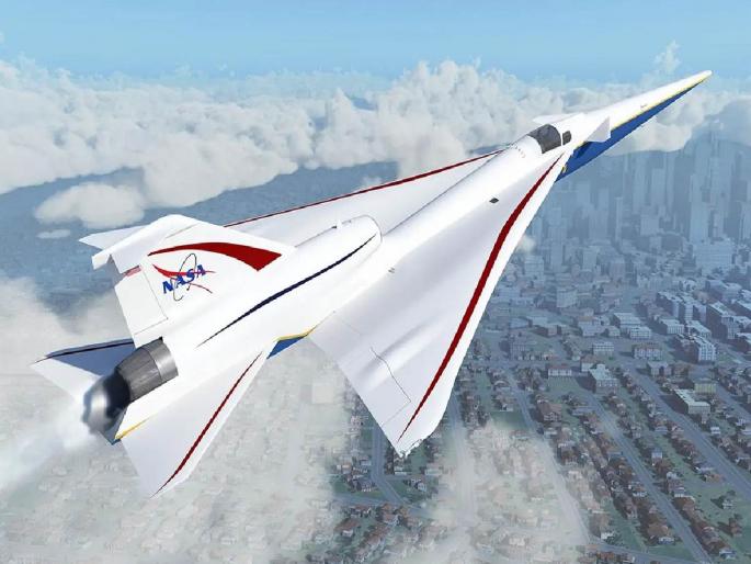 Heavy! Reach anywhere in the world in just 2 hours, NASA's X-59 will fly soon | भारीच! जगात कुठेही पोहोचा केवळ २ तासांत, नासाचे एक्स-५९ लवकरच करणार उड्डाण Heavy! Reach anywhere in the world in just 2 hours, NASA's X-59 will fly soon | भारीच! जगात कुठेही पोहोचा केवळ २ तासांत, नासाचे एक्स-५९ लवकरच करणार उड्डाण