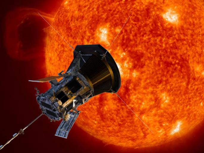 NASA Spacecraft Touches The Sun For The First Time Ever | सूर्याच्या प्रभामंडळाला स्पर्श करणारे अंतराळ यान; ऐतिहासिक घटना असल्याचे नासाचे मत NASA Spacecraft Touches The Sun For The First Time Ever | सूर्याच्या प्रभामंडळाला स्पर्श करणारे अंतराळ यान; ऐतिहासिक घटना असल्याचे नासाचे मत