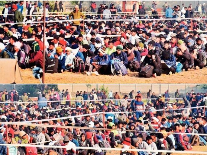 Freezing Weather No Deterrent: Thousands Gather for Army Recruitment Drive at Balasaheb Thackeray Sports Complex | Nashik: नाशकात कडाक्याच्या थंडीत भल्या पहाटे सैन्यभरतीसाठी तरुणाई मैदानात! Freezing Weather No Deterrent: Thousands Gather for Army Recruitment Drive at Balasaheb Thackeray Sports Complex | Nashik: नाशकात कडाक्याच्या थंडीत भल्या पहाटे सैन्यभरतीसाठी तरुणाई मैदानात!