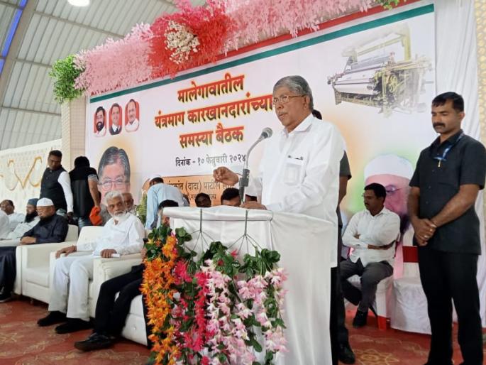Malegaon sarees will be given along with the ration says Chandrakant Patil | आनंदाच्या शिधासोबत देणार मालेगावची साडी - चंद्रकांत पाटील 